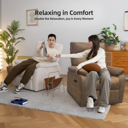 Fauteuil inclinable pivotant électrique