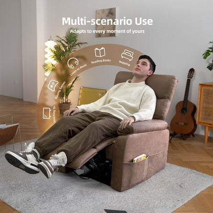 Fauteuil inclinable pivotant électrique