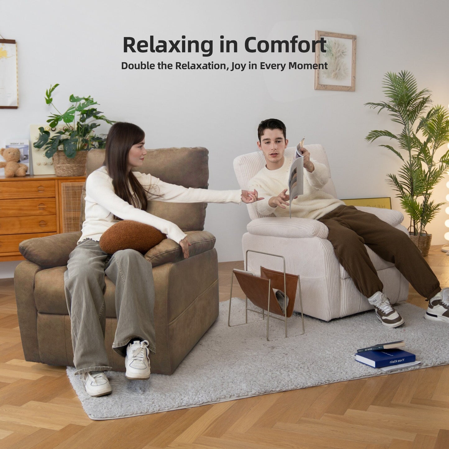 Fauteuil inclinable électrique à gravité zéro