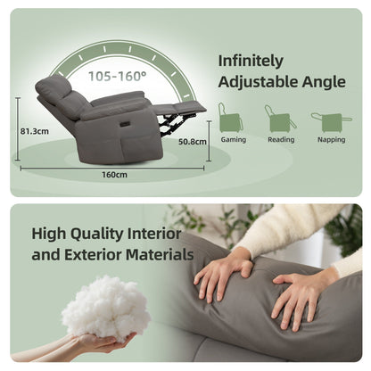 Fauteuil inclinable électrique à gravité zéro