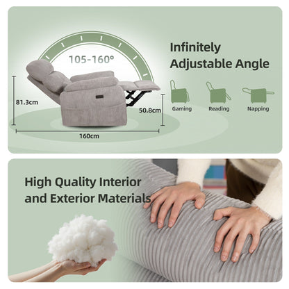 Fauteuil inclinable électrique à gravité zéro