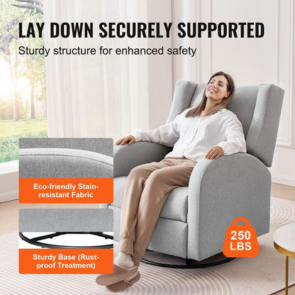 Fauteuil inclinable et pivotant électrique pour salon et chambre à coucher