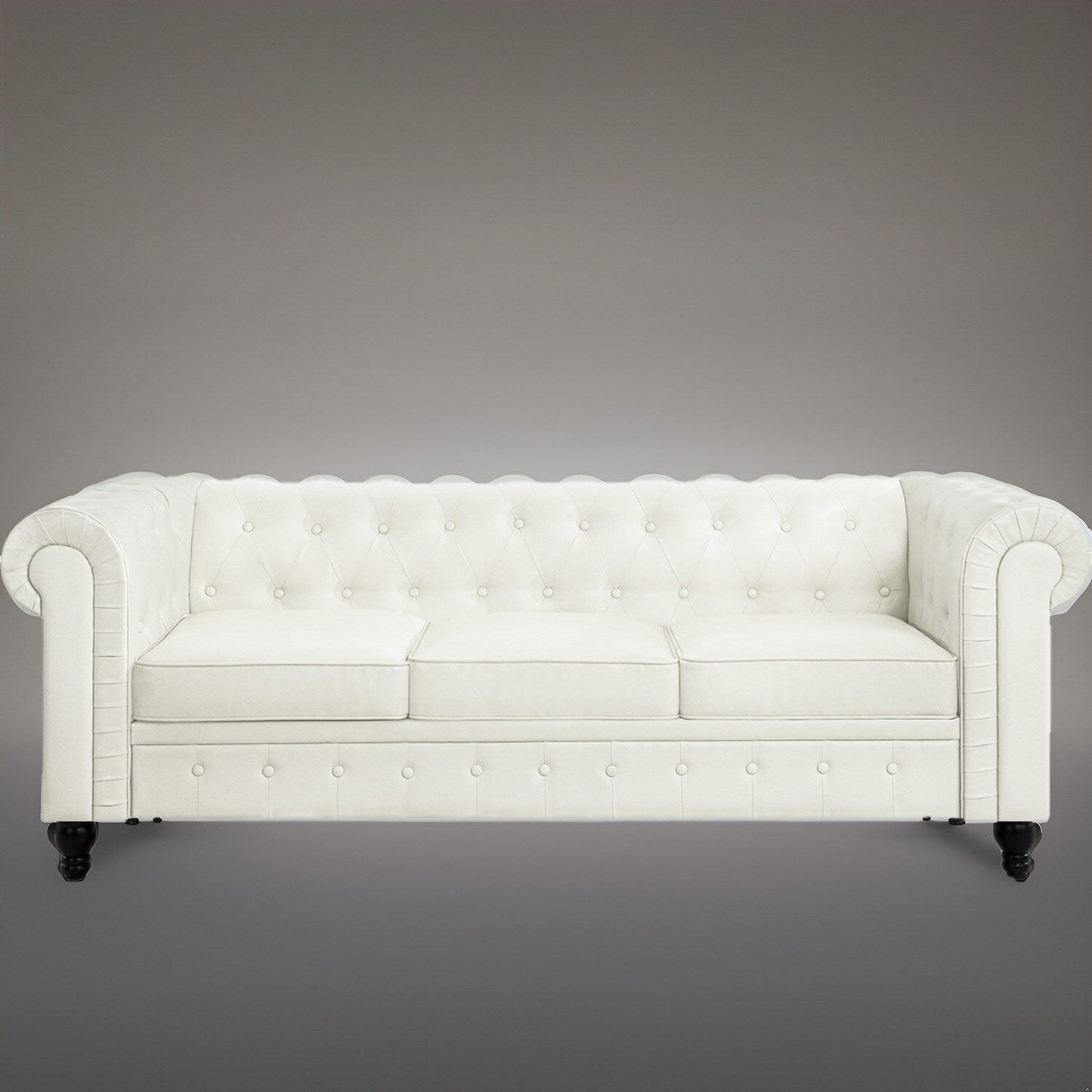 Canapé Chesterfield Élégance, Confort luxueux pour salons cosy, Canapé moderne du milieu du siècle, Élégance, Canapé 3 places