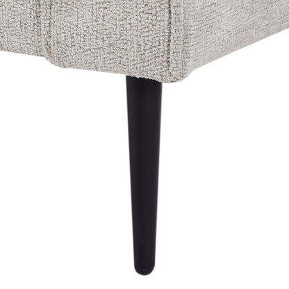 Canapé Chesterfield capitonné moderne du milieu du siècle avec surface en tissu high-tech pour le salon