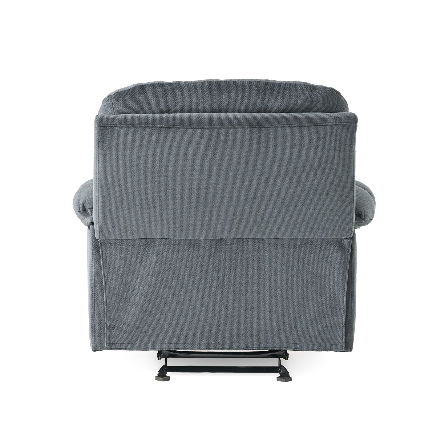 Fauteuil inclinable manuel élégant avec tissu doux pour la peau, confort moelleux et deux porte-gobelets