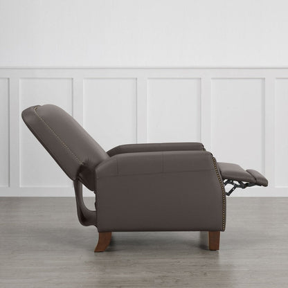 Fauteuil inclinable Elias Push Back pour adultes, fauteuil en similicuir pour salon