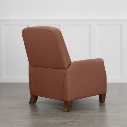 Fauteuil inclinable Elias Push Back pour adultes, fauteuil en similicuir pour salon