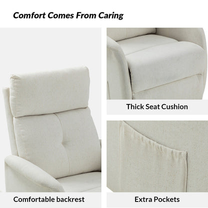 Fauteuil inclinable électrique à télécommande Elisa avec base en métal