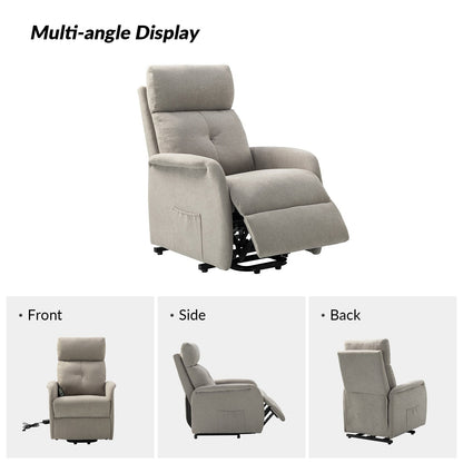 Fauteuil inclinable électrique à télécommande Elisa avec base en métal