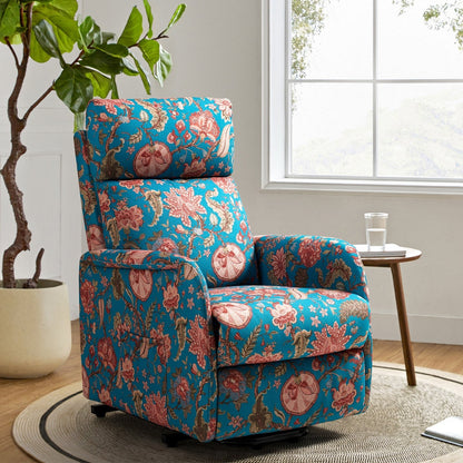 Fauteuil inclinable électrique à télécommande Elisa avec base en métal