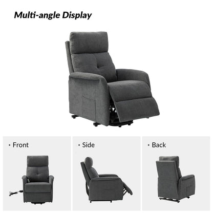Fauteuil inclinable électrique à télécommande Elisa avec base en métal