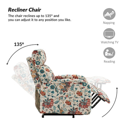 Fauteuil inclinable électrique à télécommande Elisa avec base en métal