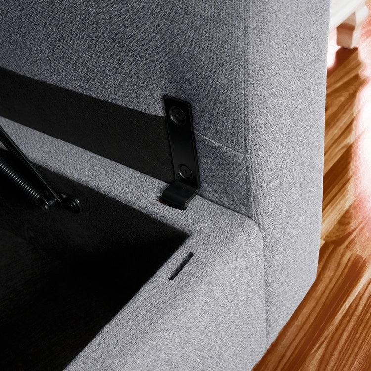 Canapé modulaire 3 pièces avec assise douce et confortable, canapé en lin avec cadre en bois robuste, idéal pour les petits espaces