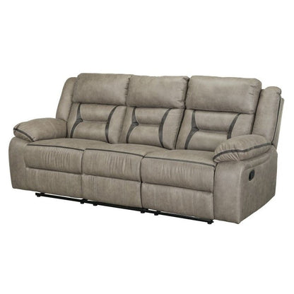 Canapé inclinable à mouvement manuel Elkton de Roundhill Furniture avec console de rangement