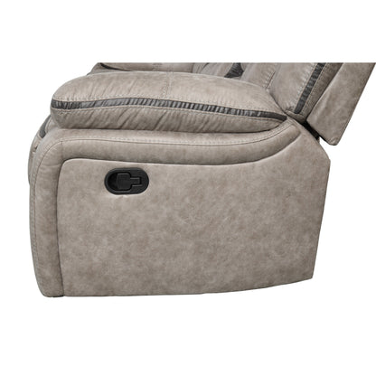 Canapé inclinable à mouvement manuel Elkton de Roundhill Furniture avec console de rangement