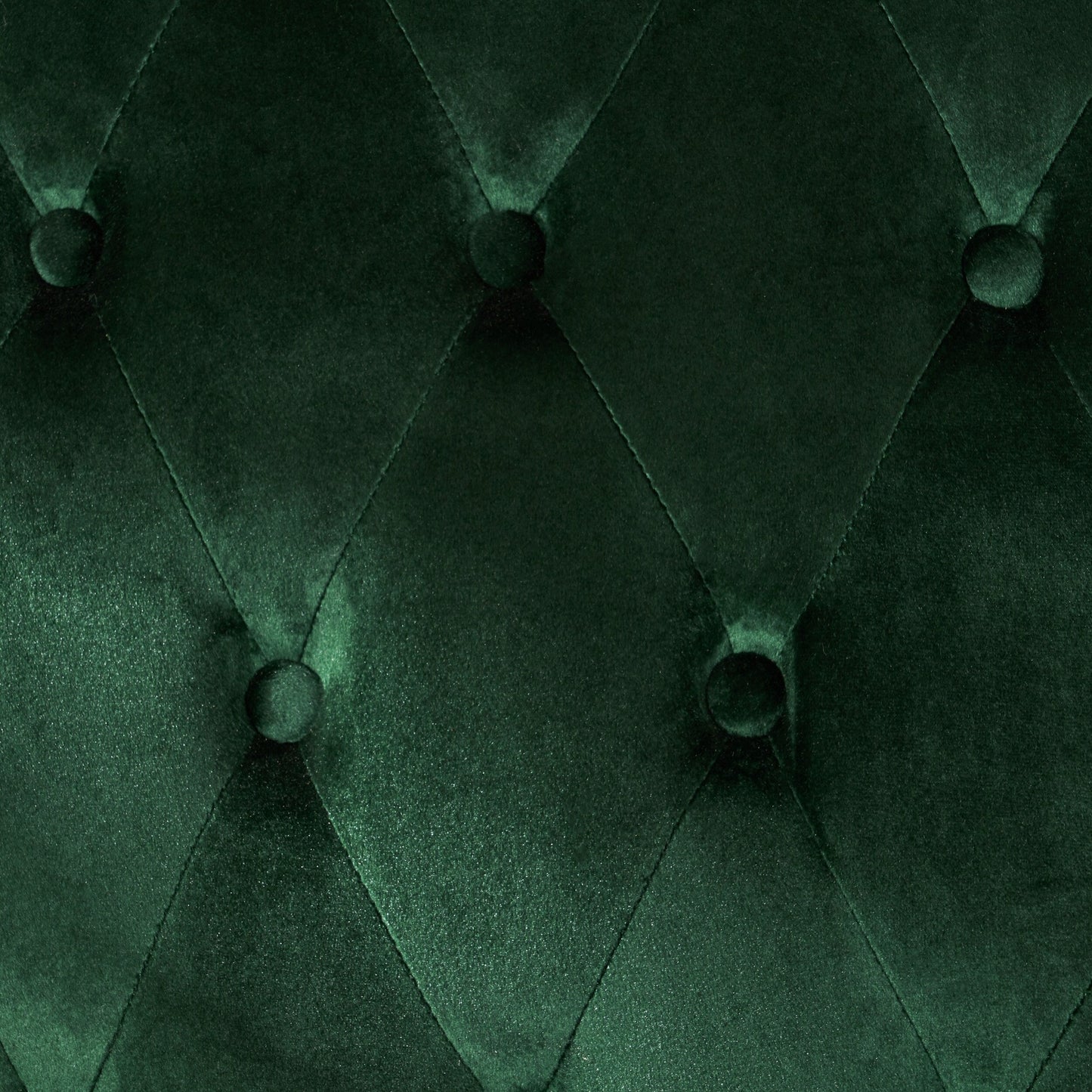 Canapé causeuse haut capitonné en velours Emerald 50,25 avec pieds en bois pour le salon