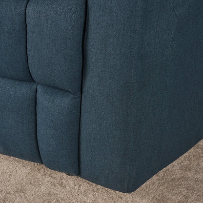 Fauteuil inclinable électrique en tissu Emersyn avec rangement pour accoudoirs et câble USB par Christopher Knight Home