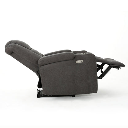 Fauteuil inclinable électrique en microfibre Emersyn par Christopher Knight Home