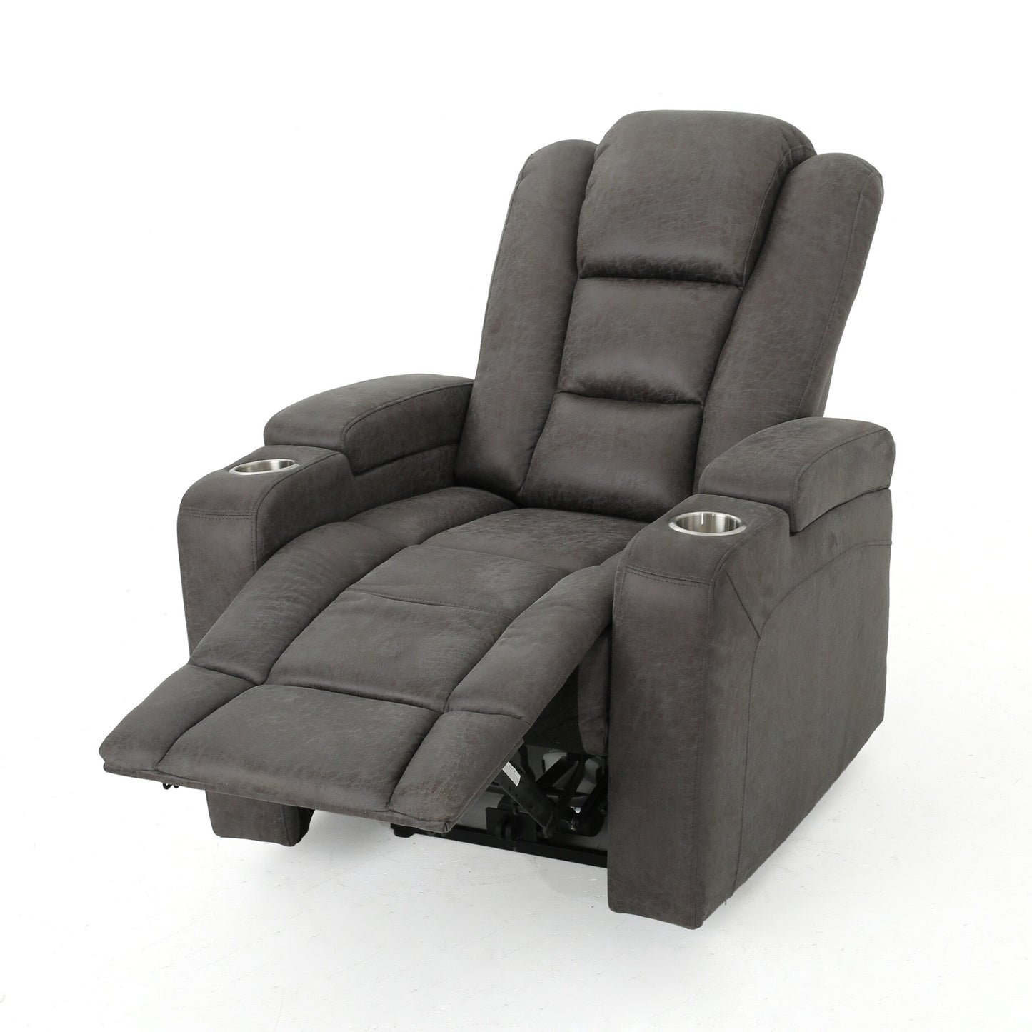 Fauteuil inclinable électrique en microfibre Emersyn par Christopher Knight Home