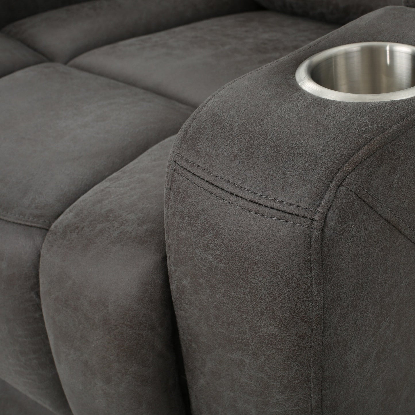 Fauteuil inclinable électrique en microfibre Emersyn par Christopher Knight Home