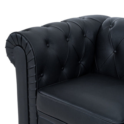 Canapé Chesterfield Élégance, Confort luxueux pour salons cosy, Canapé moderne du milieu du siècle, Élégance, Canapé 3 places