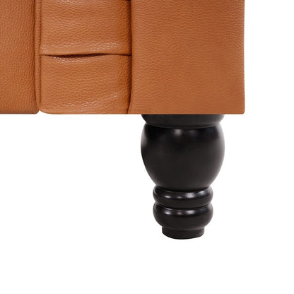 Canapé Chesterfield Élégance, Confort luxueux pour salons cosy, Canapé moderne du milieu du siècle, Élégance, Canapé 3 places