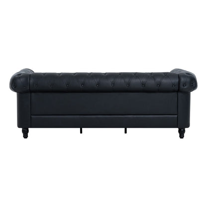 Canapé Chesterfield Élégance, Confort luxueux pour salons cosy, Canapé moderne du milieu du siècle, Élégance, Canapé 3 places