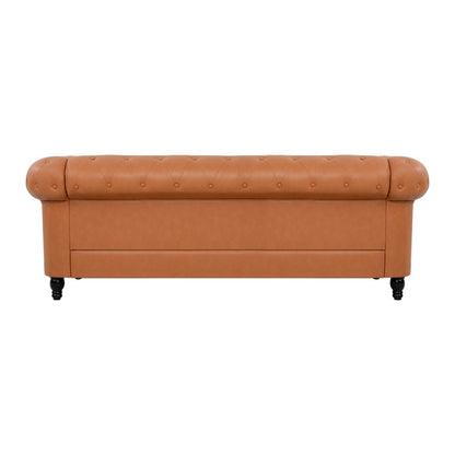 Canapé Chesterfield Élégance, Confort luxueux pour salons cosy, Canapé moderne du milieu du siècle, Élégance, Canapé 3 places