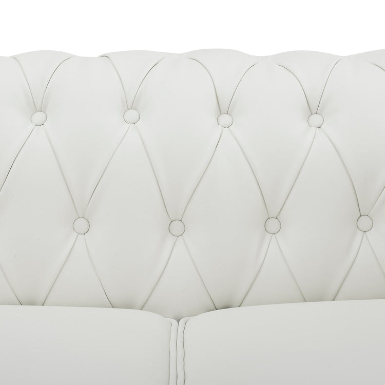 Canapé Chesterfield Élégance, Confort luxueux pour salons cosy, Canapé moderne du milieu du siècle, Élégance, Canapé 3 places