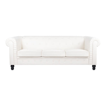 Canapé Chesterfield Élégance, Confort luxueux pour salons cosy, Canapé moderne du milieu du siècle, Élégance, Canapé 3 places