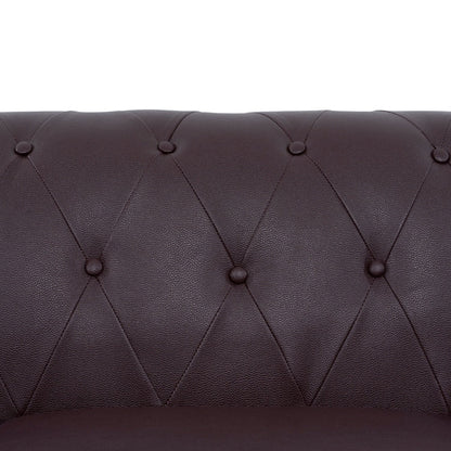 Canapé Chesterfield Élégance, Confort luxueux pour salons cosy, Canapé moderne du milieu du siècle, Élégance, Canapé 3 places
