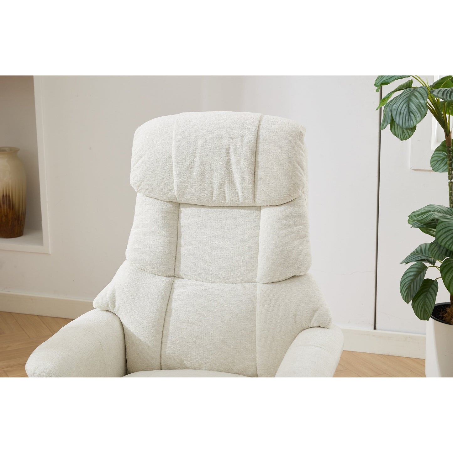 Fauteuil inclinable ergonomique avec pouf