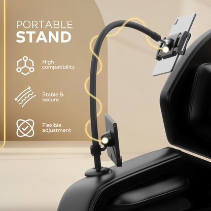 Fauteuil de massage ergonomique à gravité zéro avec airbag, chauffage et Bluetooth, repose-pieds réglable