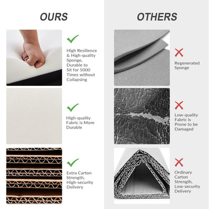 Fauteuil inclinable pivotant manuel Esteban en similicuir moderne avec dossier à oreilles, lot de 2