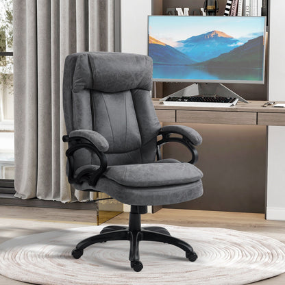 Fauteuil de bureau de massage exécutif à dossier réglable, fauteuil roulant avec chauffage lombaire et télécommande