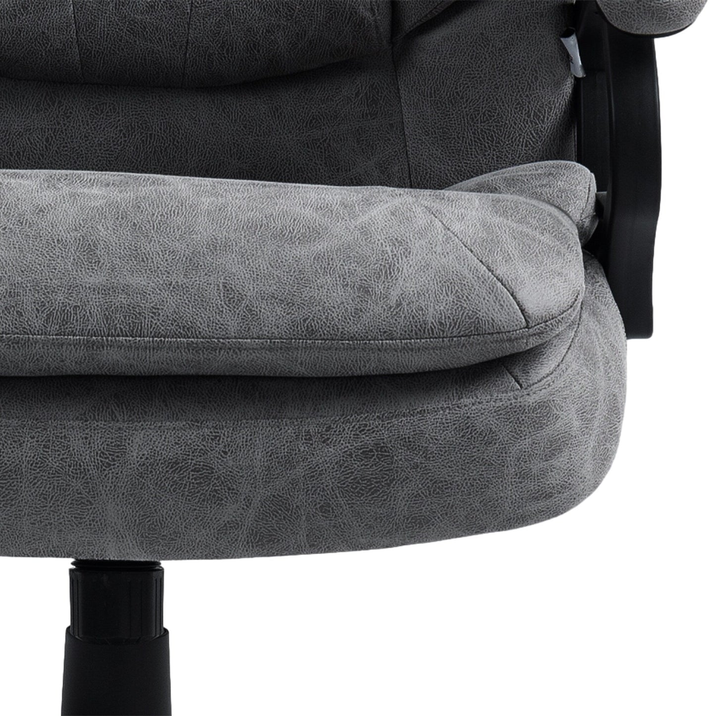Fauteuil de bureau de massage exécutif à dossier réglable, fauteuil roulant avec chauffage lombaire et télécommande