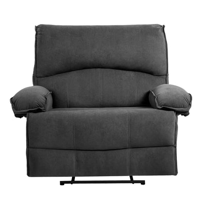 Fauteuil inclinable extra large avec coussin chauffant et massant, revêtement en polaire douce