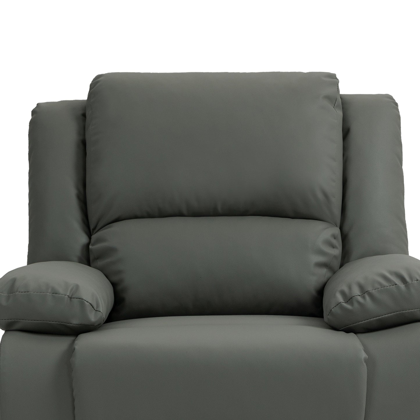 Fauteuil de salon en similicuir, canapé simple, fauteuils inclinables réglables