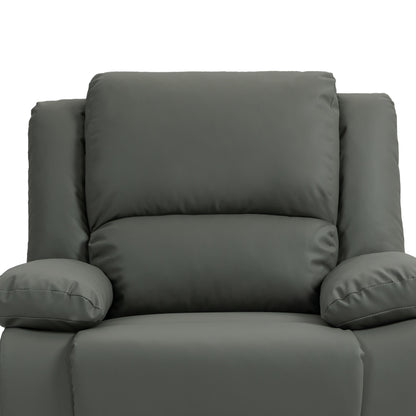 Fauteuil de salon en similicuir, canapé simple, fauteuils inclinables réglables