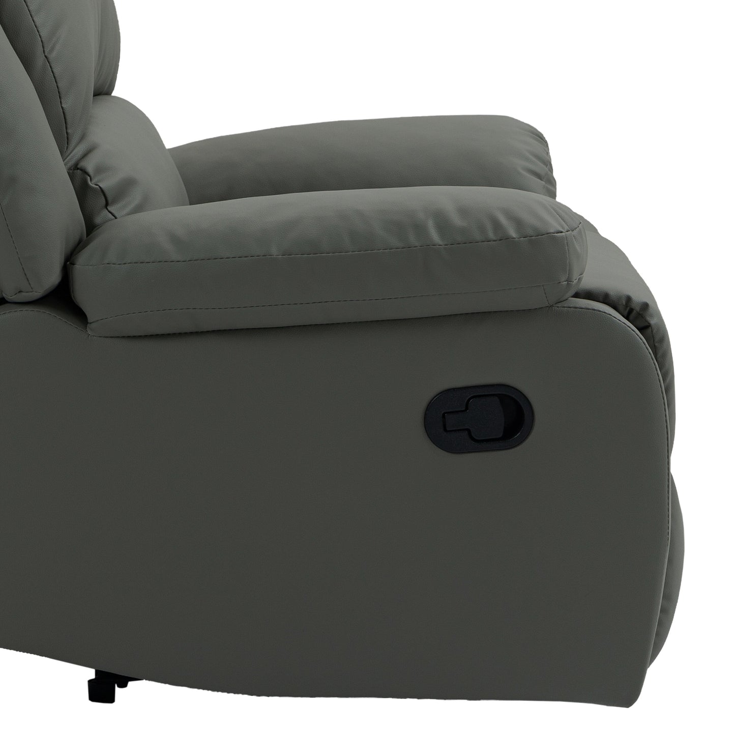 Fauteuil de salon en similicuir, canapé simple, fauteuils inclinables réglables