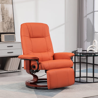 Fauteuil inclinable manuel en similicuir