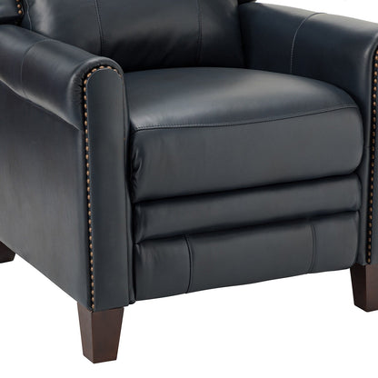Felisa 32.48 Fauteuil inclinable manuel en cuir véritable, lot de 2