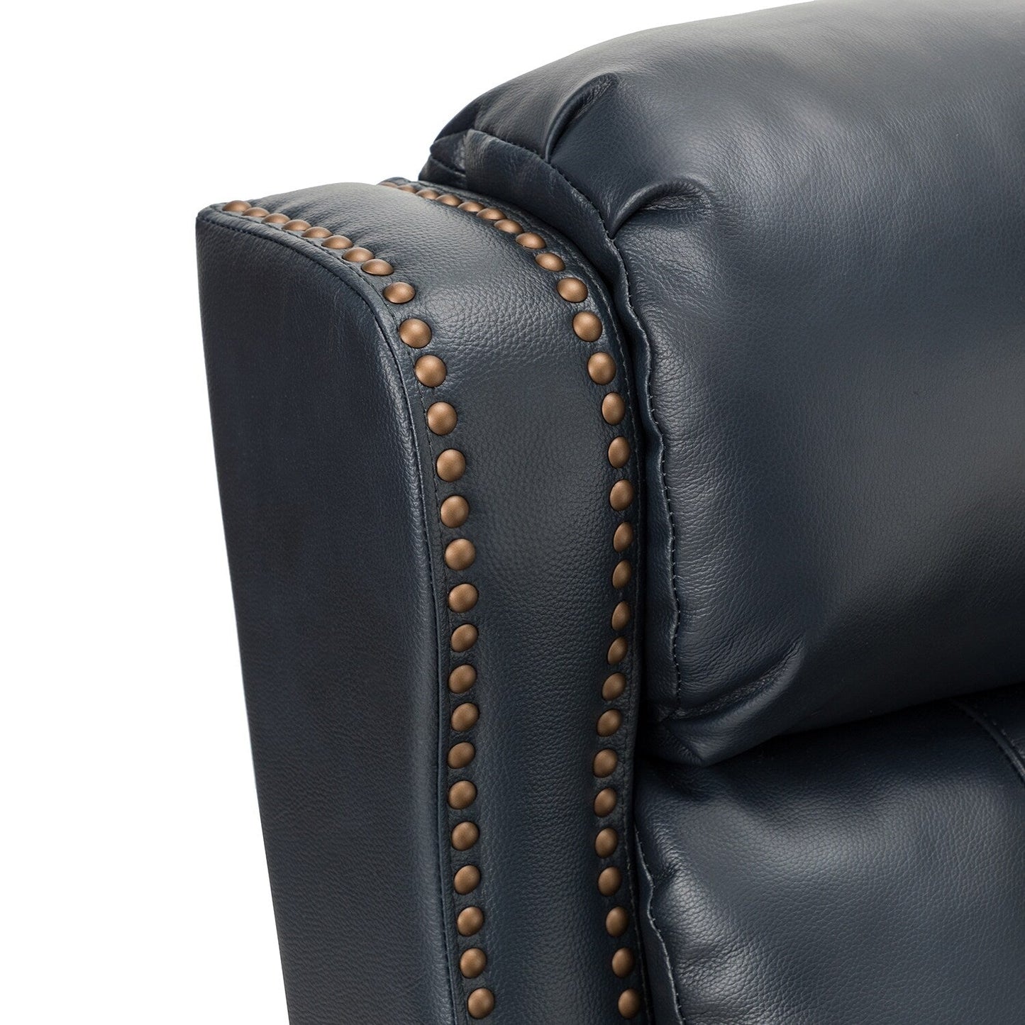 Felisa 32.48 Fauteuil inclinable manuel en cuir véritable, lot de 2