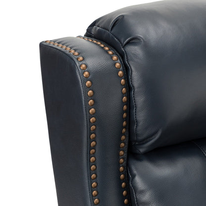 Felisa 32.48 Fauteuil inclinable manuel en cuir véritable, lot de 2