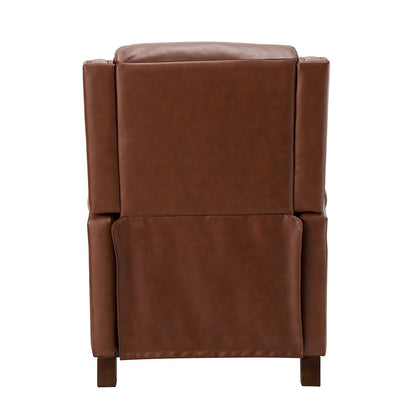 Felisa 32.48 Fauteuil inclinable manuel en cuir véritable, lot de 2