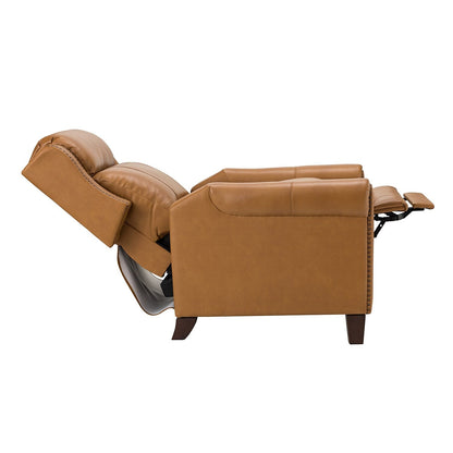 Felisa 32.48 Fauteuil inclinable manuel en cuir véritable, lot de 2