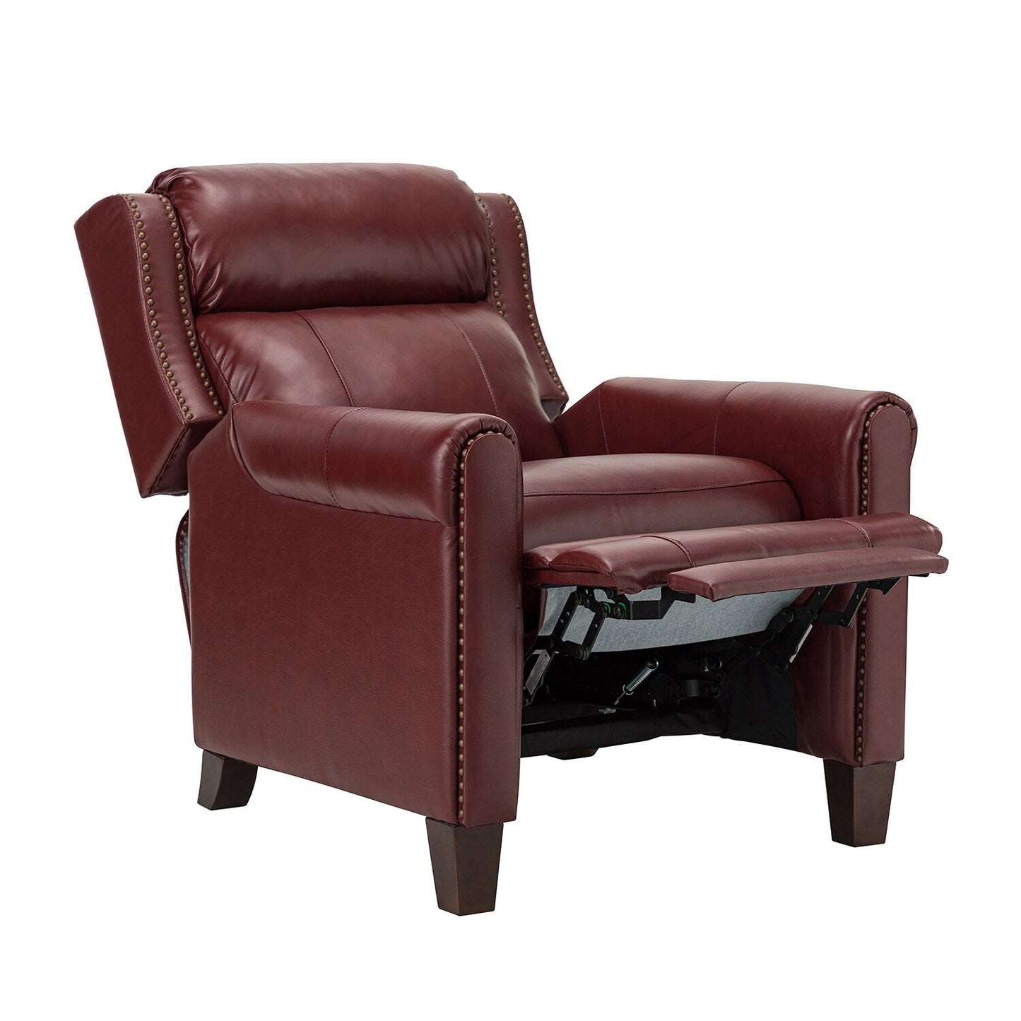 Felisa 32.48 Fauteuil inclinable manuel en cuir véritable, lot de 2
