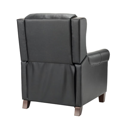 Felisa 32.48 Fauteuil inclinable manuel en cuir véritable, lot de 2
