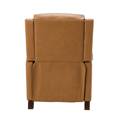 Felisa 32.48 Fauteuil inclinable manuel en cuir véritable, lot de 2