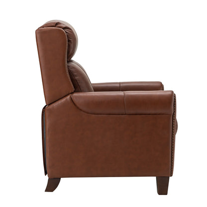 Felisa 32.48 Fauteuil inclinable manuel en cuir véritable, lot de 2